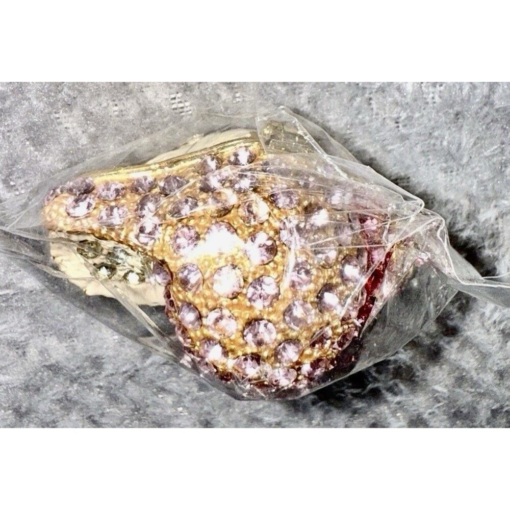 Hinged Enamel Magnetic Jewel Trinket Box Art Form Shell Concha New
